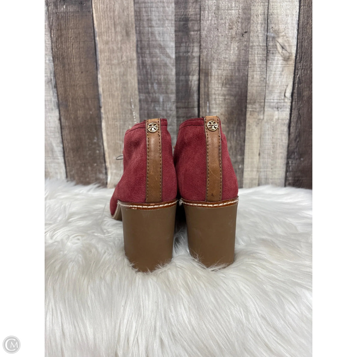 Boots Designer By Tory Burch In Red, Size: 9
