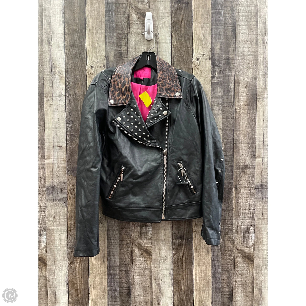Jacket Moto By Torrid In Black, Size: Xl