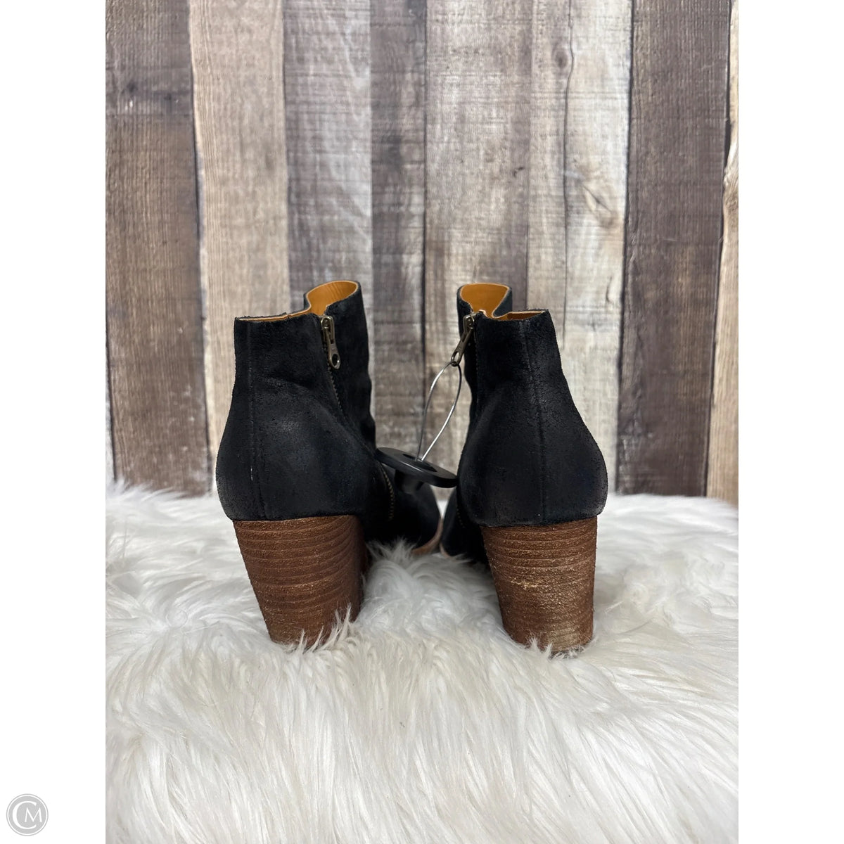 Boots Ankle Heels By Kork Ease In Black, Size: 10