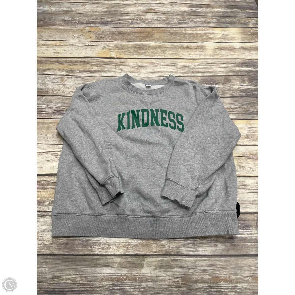 Sweatshirt Crewneck By Old Navy In Grey, Size: M