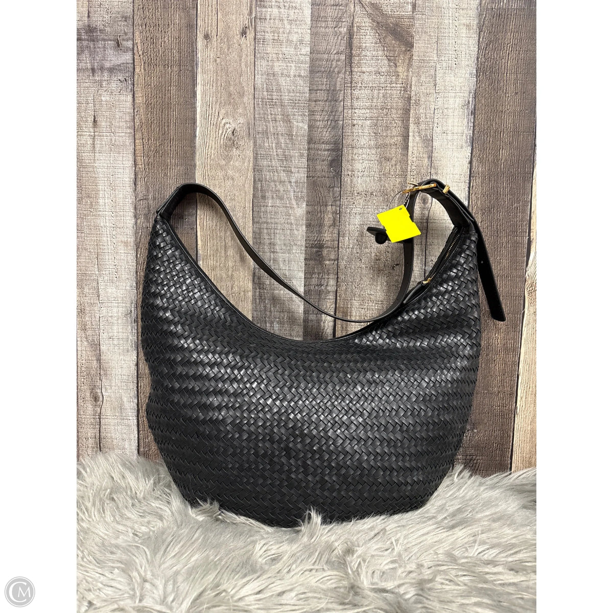 Handbag Leather By Madewell, Size: Large