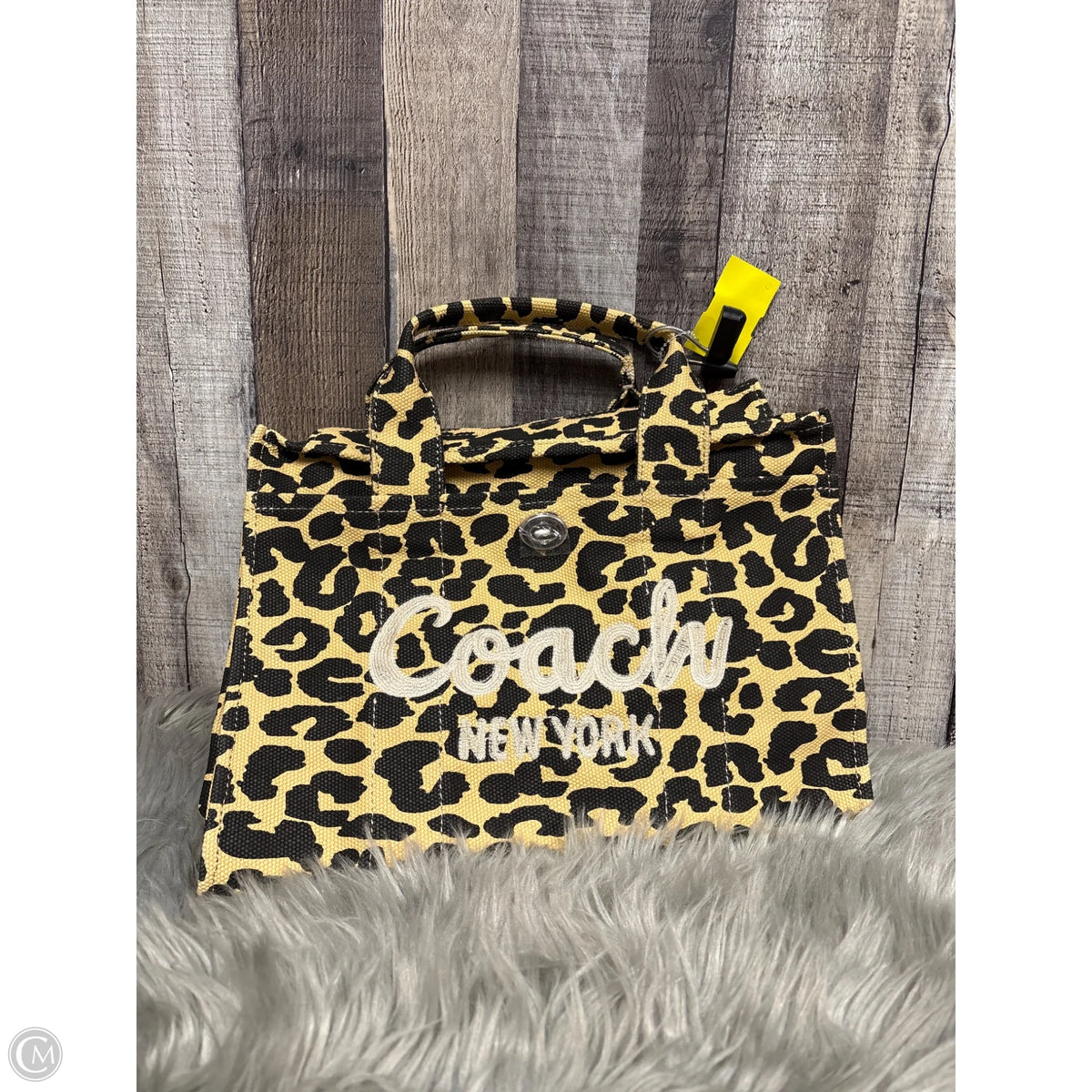 Tote Designer By Coach, Size: Medium