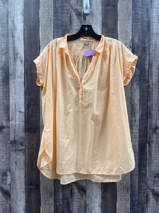 Orange Top Short Sleeve Aerie, Size S