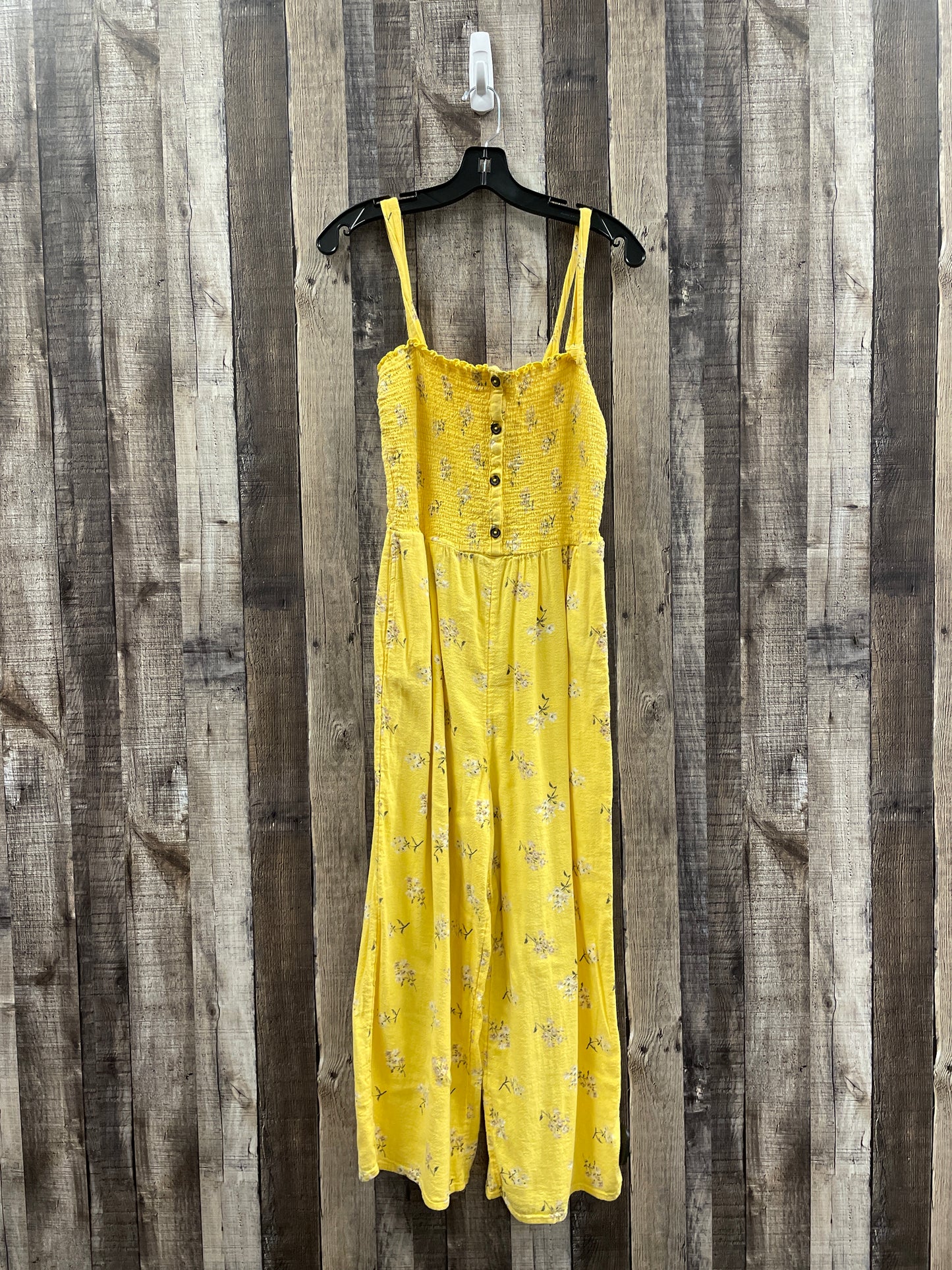 Yellow Jumpsuit Hollister, Size L