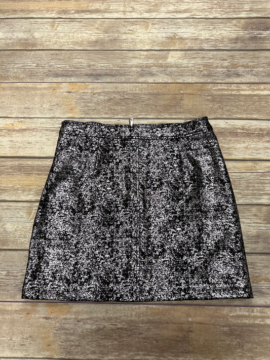 Black & Silver Skirt Mini & Short Cme, Size L