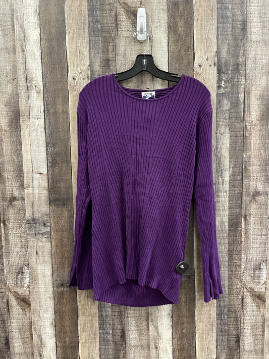 Sweater By Cme In Purple, Size: 1x