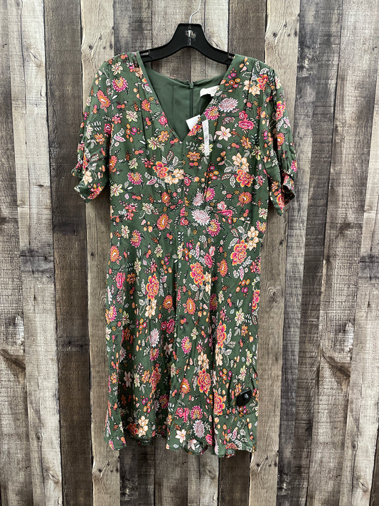 Dress Casual Short By Loft In Floral Print, Size: M