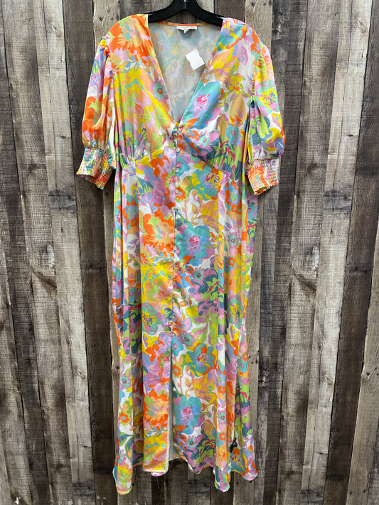 Dress Casual Maxi By Cme In Multi-colored, Size: 1x