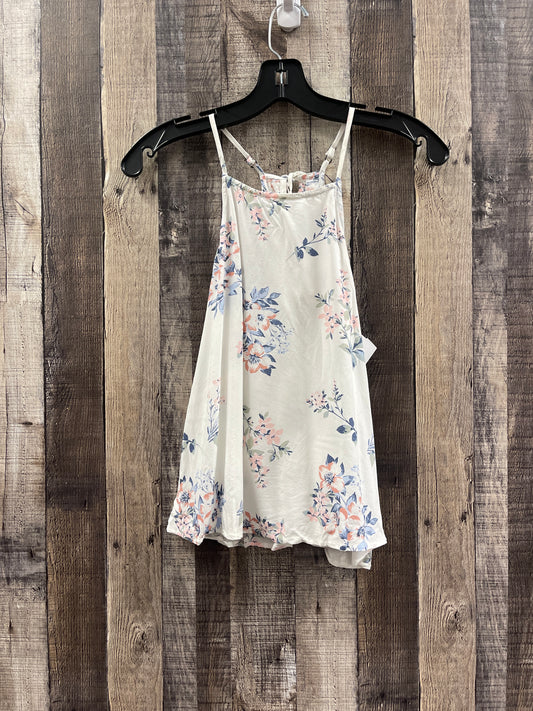 Top Sleeveless By Hollister In Floral Print, Size: S