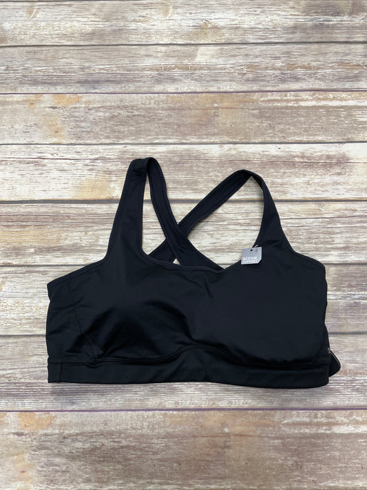 Athletic Bra By Clothes Mentor In Black, Size: 2x