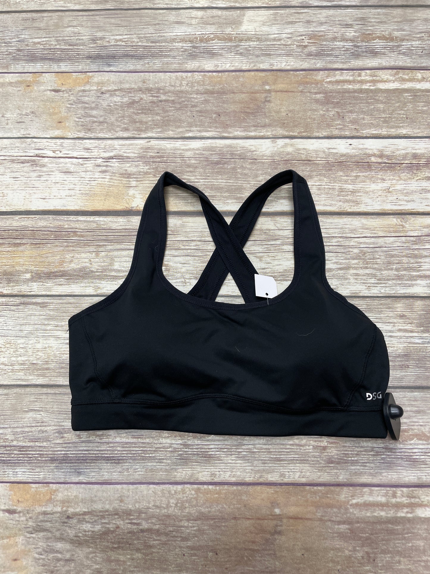 Athletic Bra By Clothes Mentor In Black, Size: L