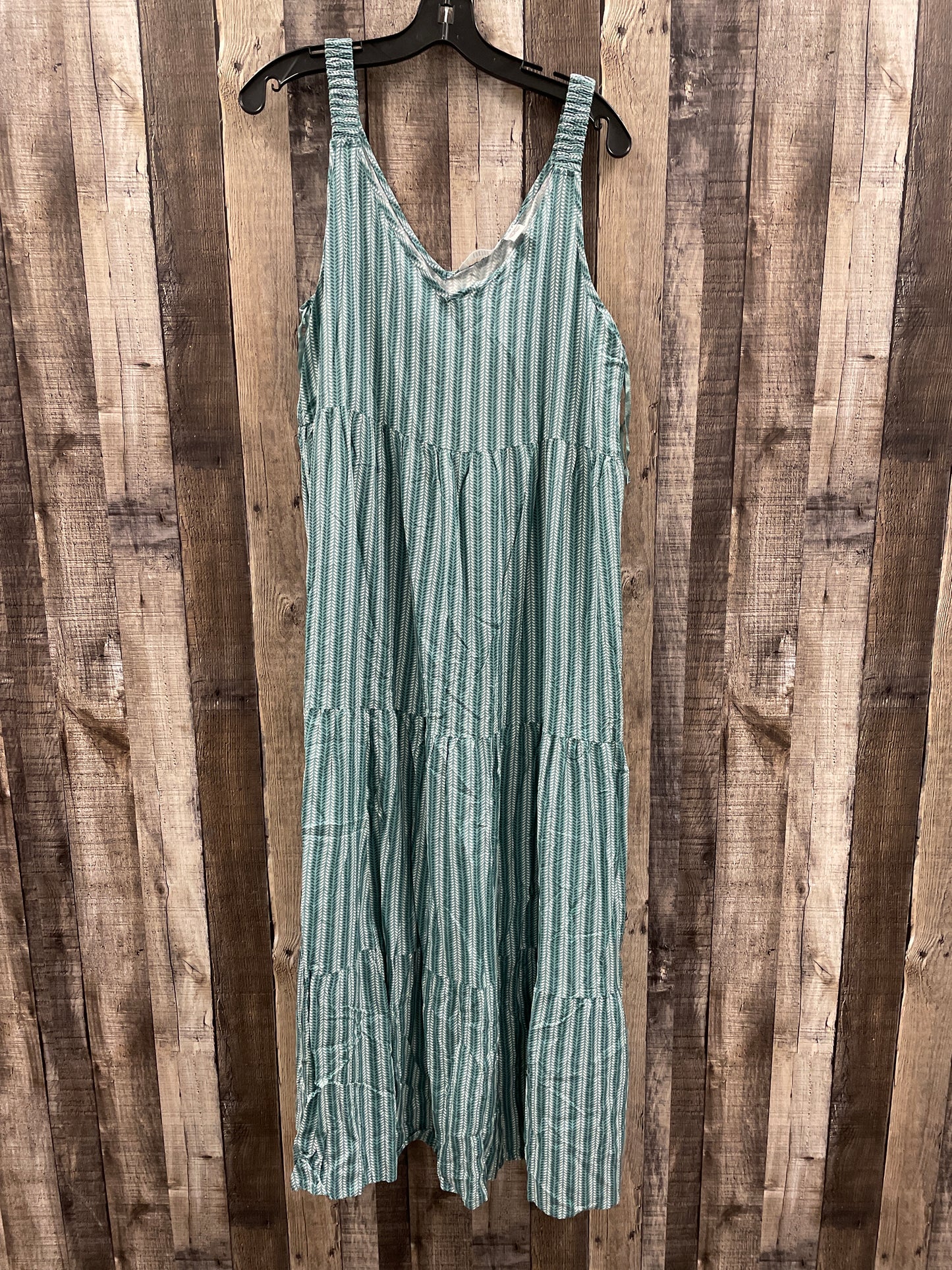 Dress Casual Maxi By Kaktus In Green, Size: L