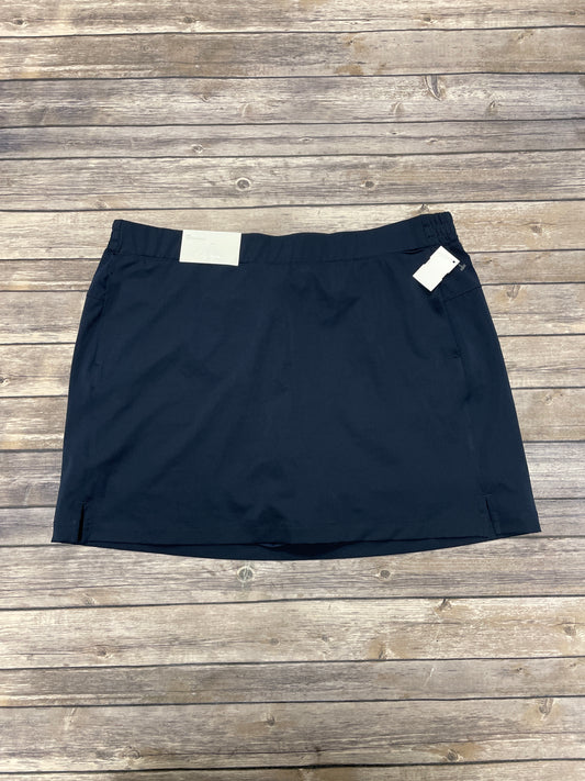 Athletic Skort By Lady Hagen In Navy, Size: Xxl