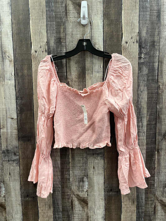 Top Long Sleeve By Mi Ami In Mauve, Size: M