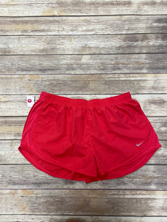 Athletic Shorts By Nike In Coral, Size: Xxl