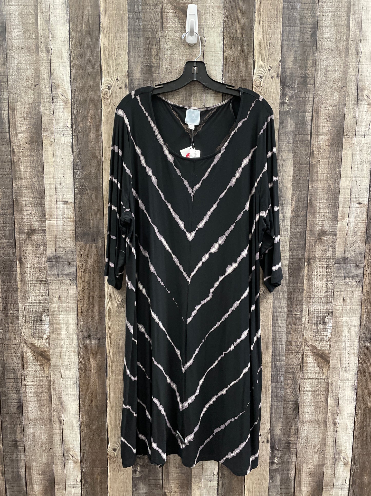 Dress Casual Midi By Sunday In Black, Size: 3x