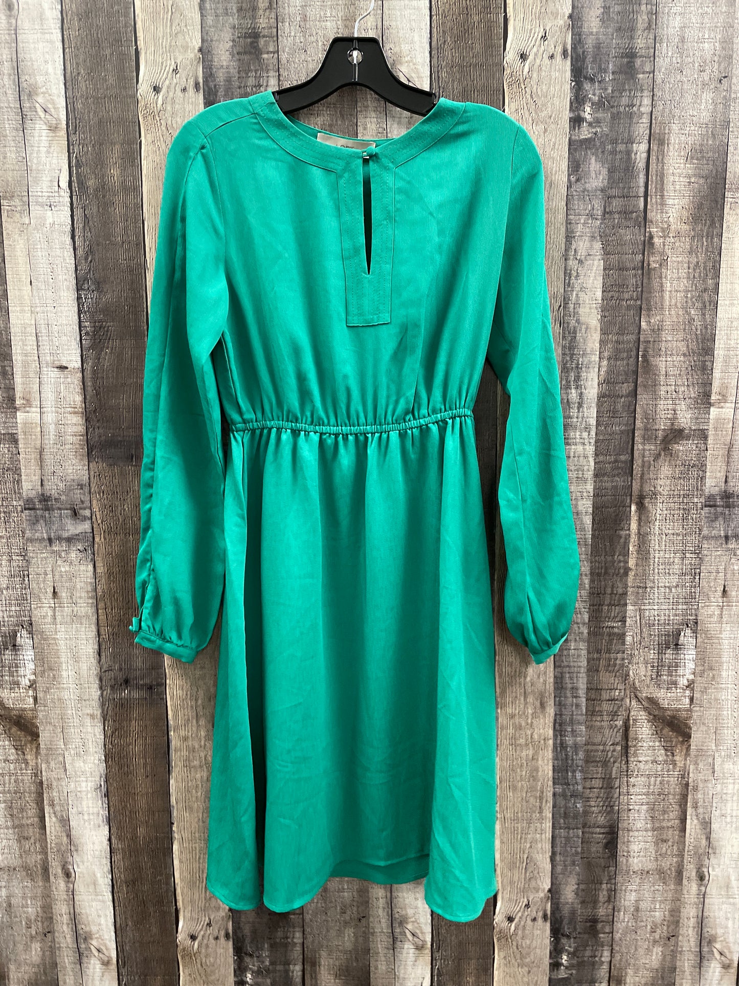 Dress Casual Midi By Loft In Green, Size: Xs