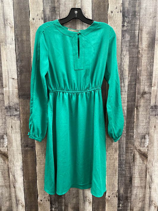 Dress Casual Midi By Loft In Green, Size: Xs