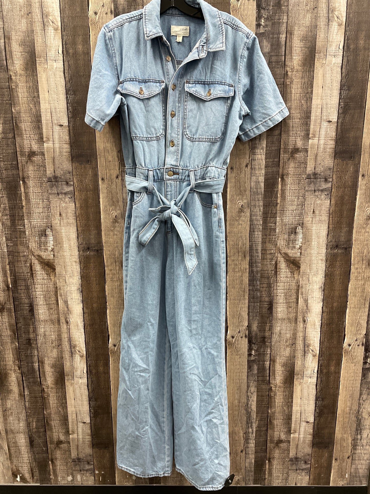 Jumpsuit By Universal Thread In Blue Denim, Size: S