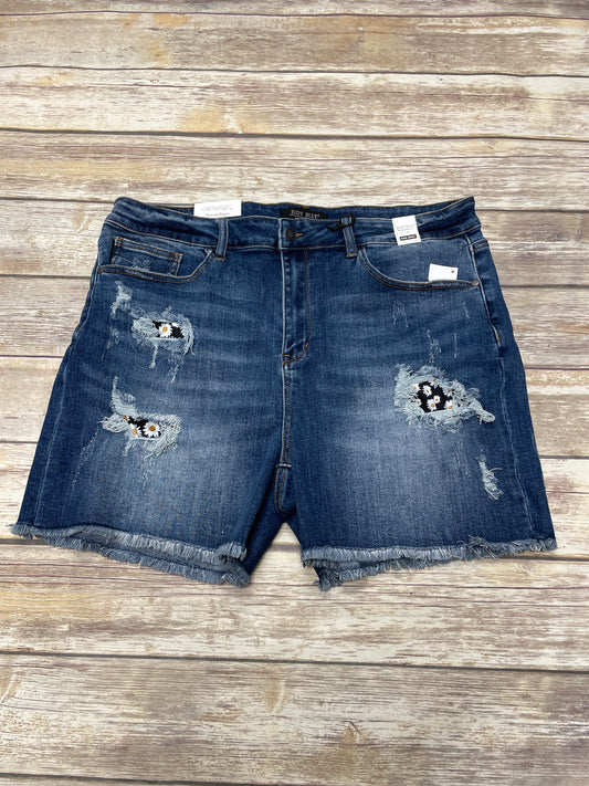 Shorts By Judy Blue In Blue Denim, Size: 3x