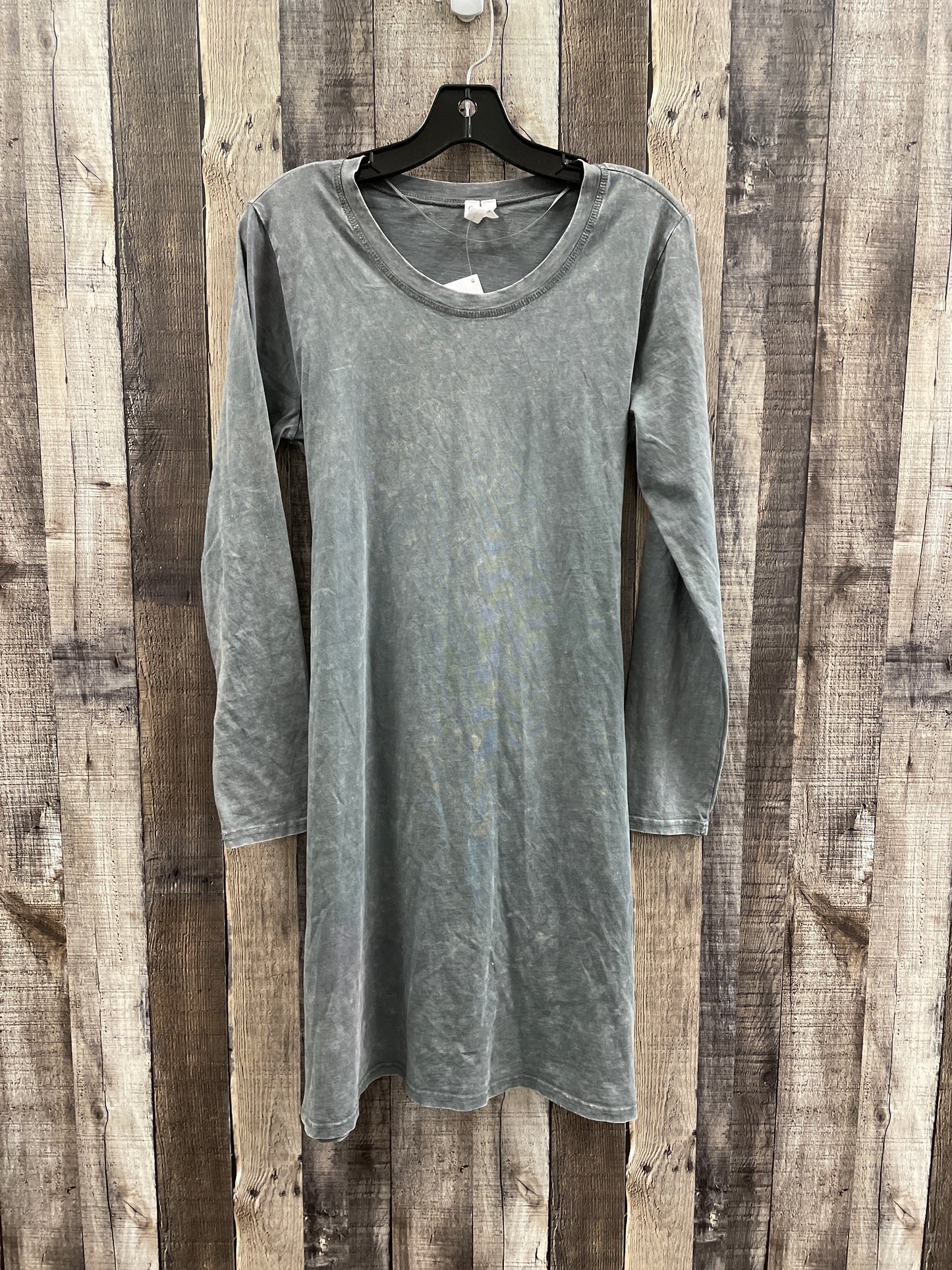 Dress Casual Midi By Cable And Gauge In Grey, Size: M