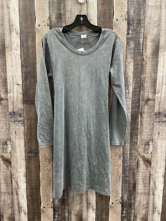 Dress Casual Midi By Cable And Gauge In Grey, Size: M