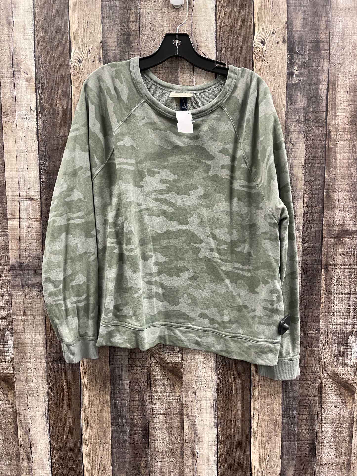 Sweatshirt Crewneck By Universal Thread In Camouflage Print, Size: 2x