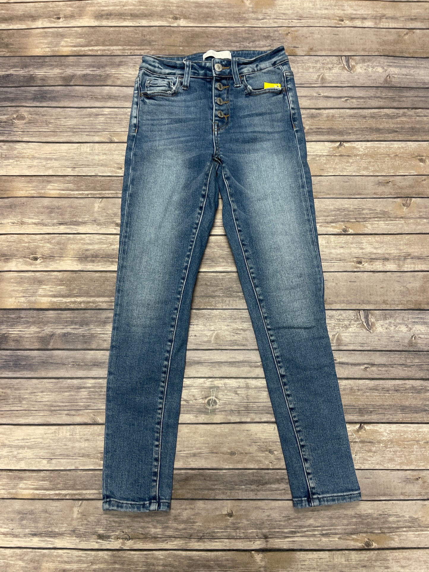 Jeans Skinny By Vervet In Blue Denim, Size: 0