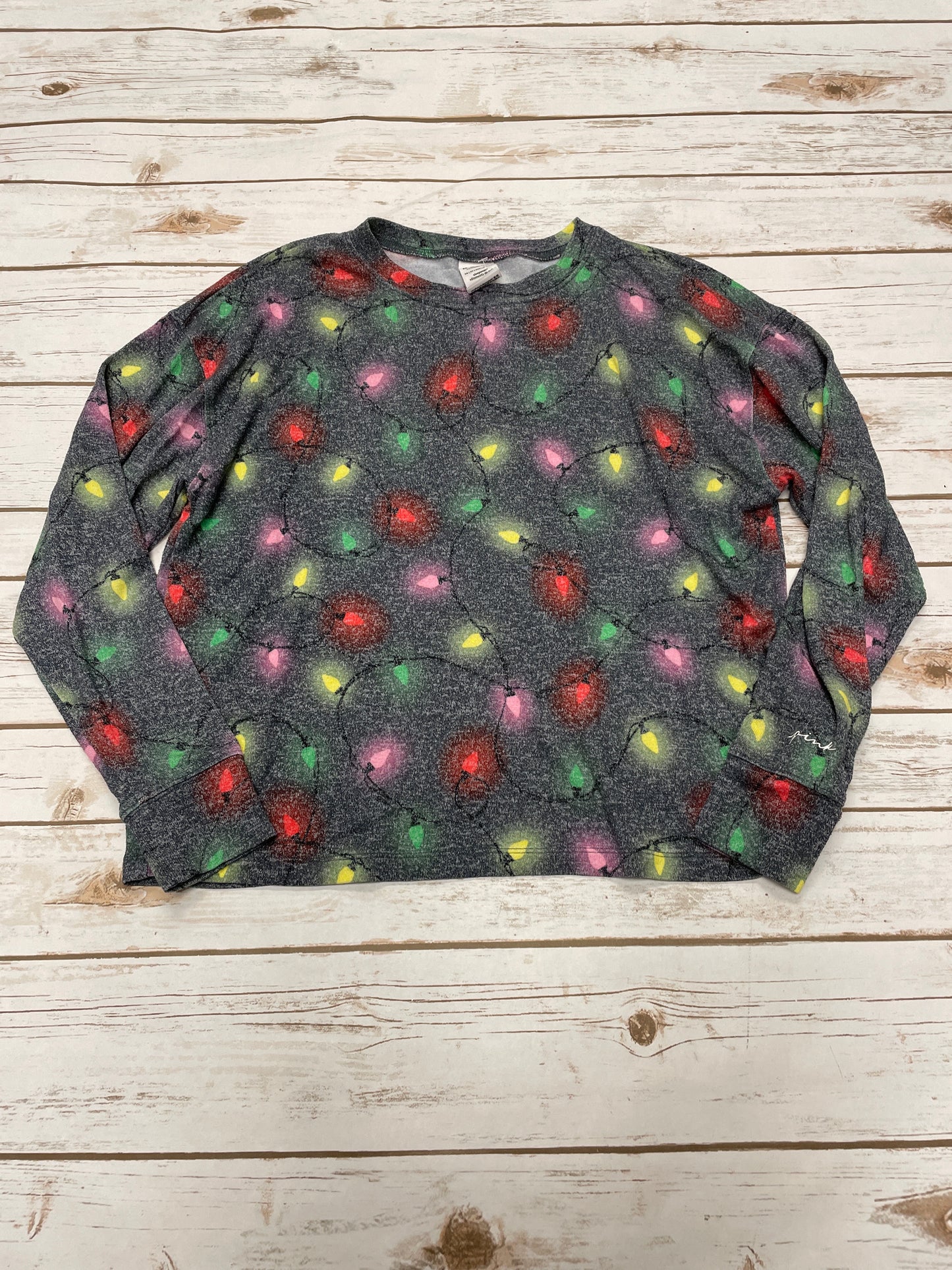 Top Long Sleeve By Pink In Multi-colored, Size: Xs