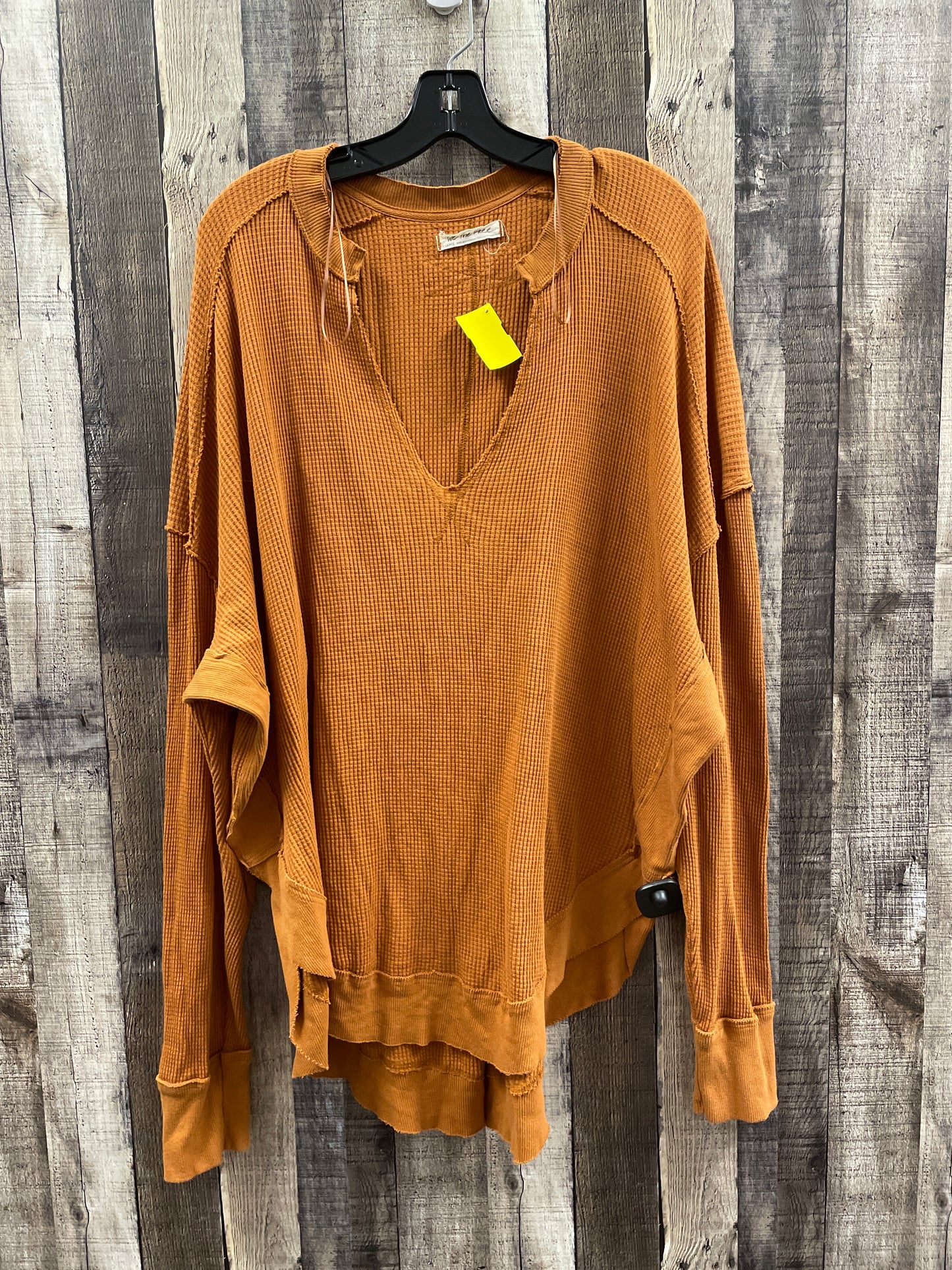 Top Long Sleeve By We The Free In Orange, Size: Xl