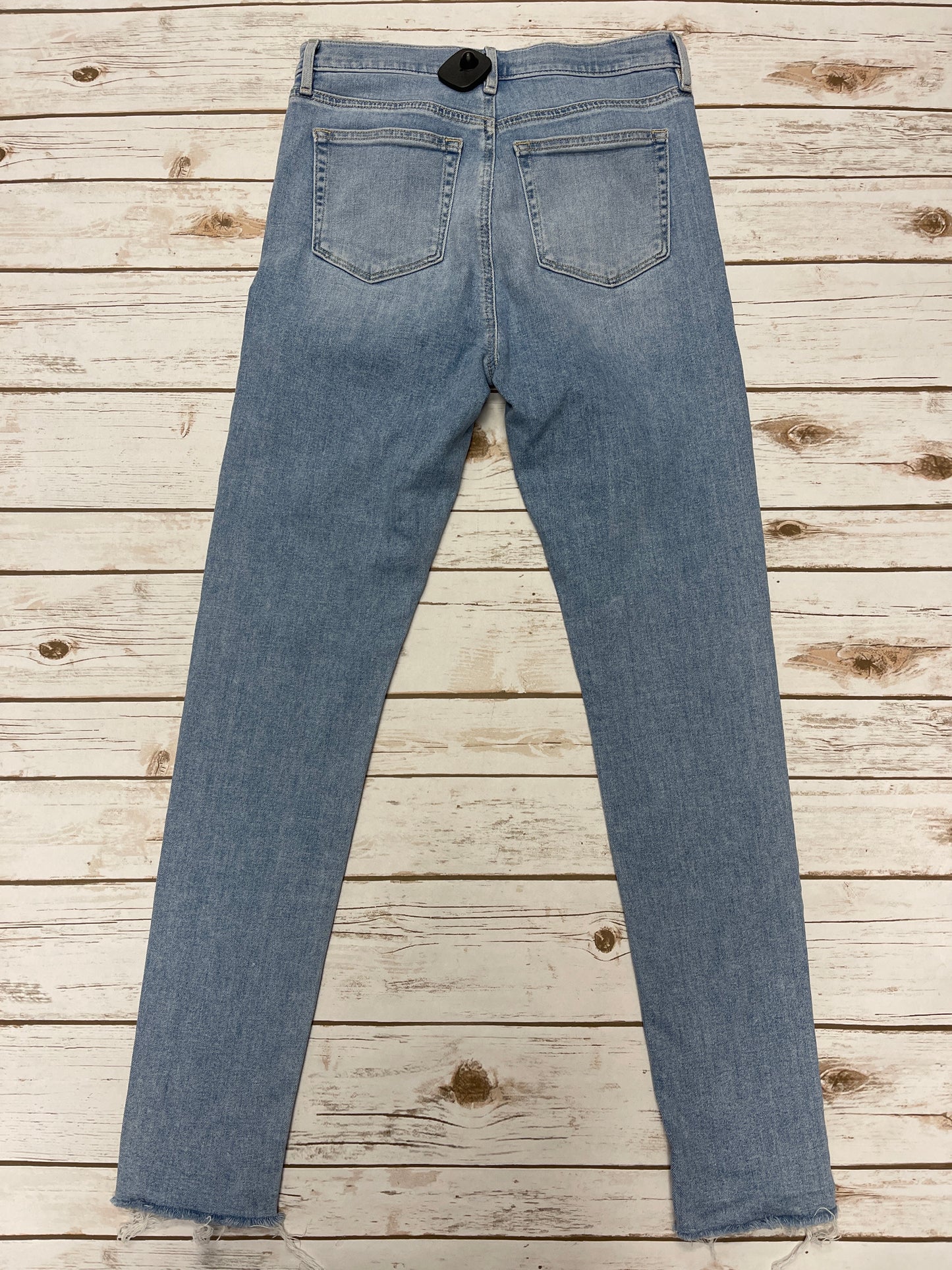 Jeans Skinny By Loft In Blue Denim, Size: 4