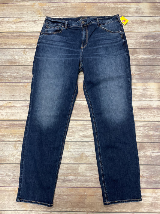 Jeans Straight By Cme In Blue Denim, Size: 20