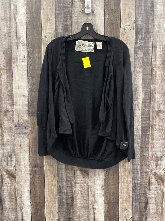Sweater Cardigan By Field Flower In Black, Size: Xs