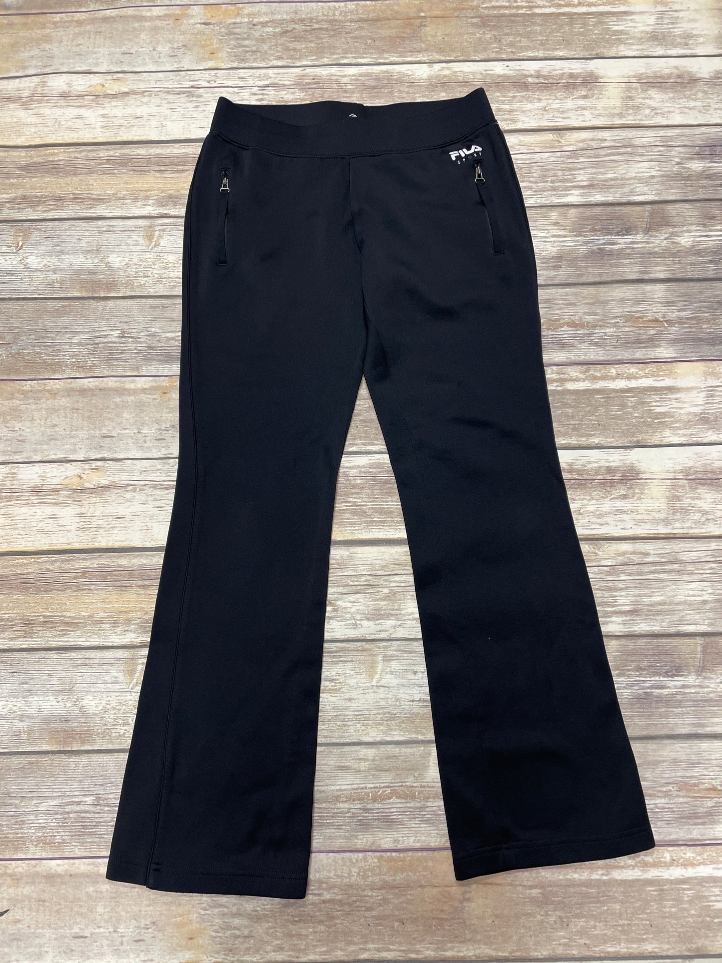 Athletic Pants By Fila In Black, Size: M