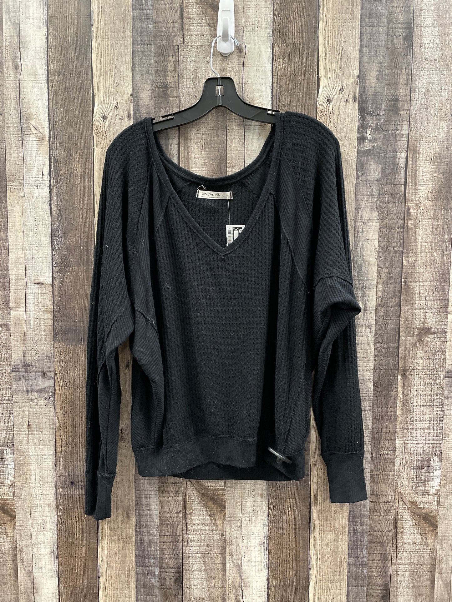 Top Long Sleeve By We The Free In Black, Size: S