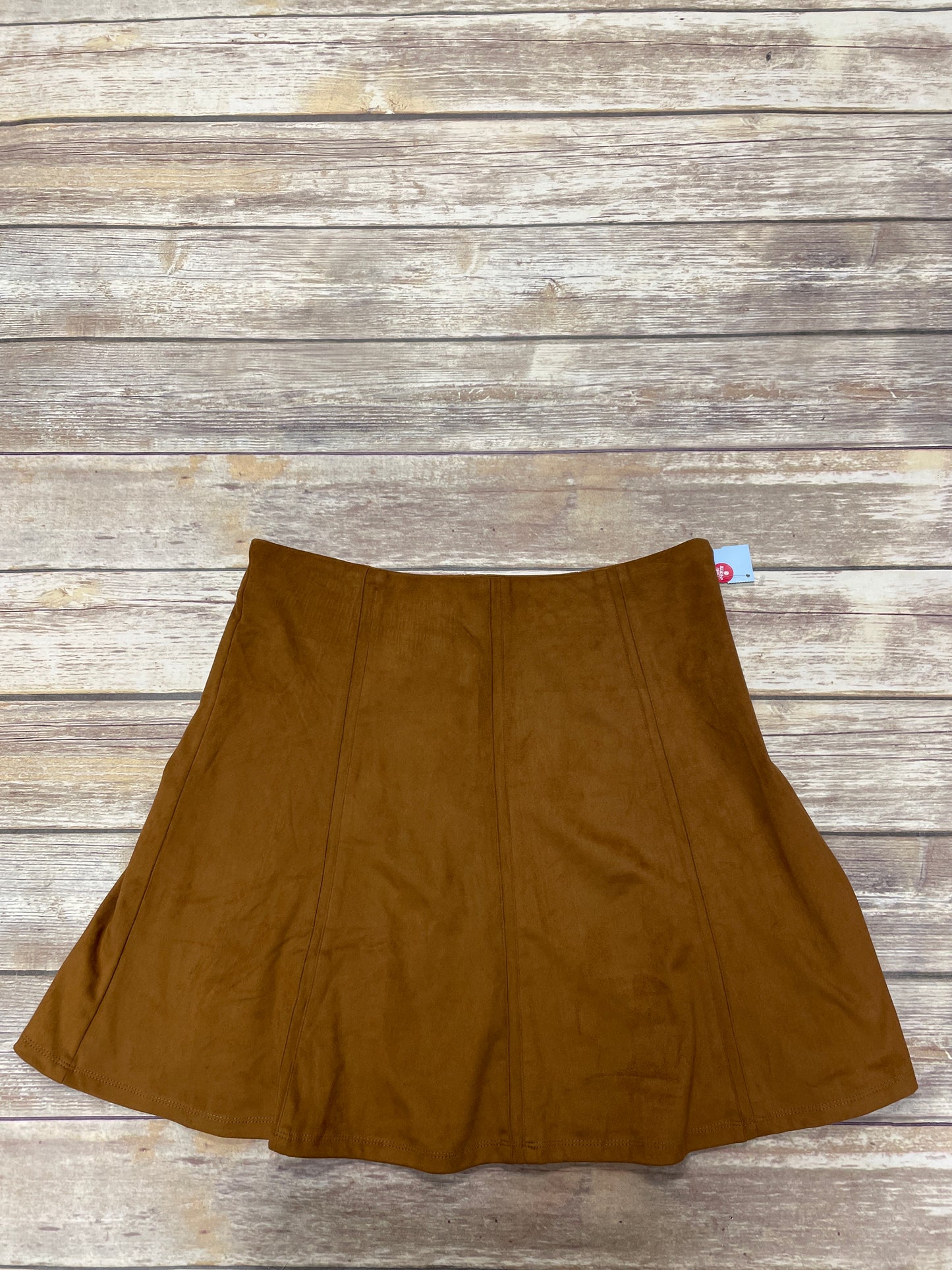 Skirt Midi By Loft In Brown, Size: 8