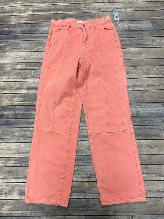 Jeans Straight By Bdg In Pink, Size: 8