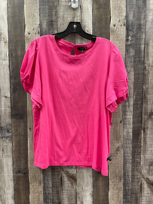 Top Short Sleeve By J. Crew In Pink, Size: Xl