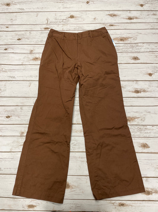 Pants Wide Leg By Chadwicks In Brown, Size: 12