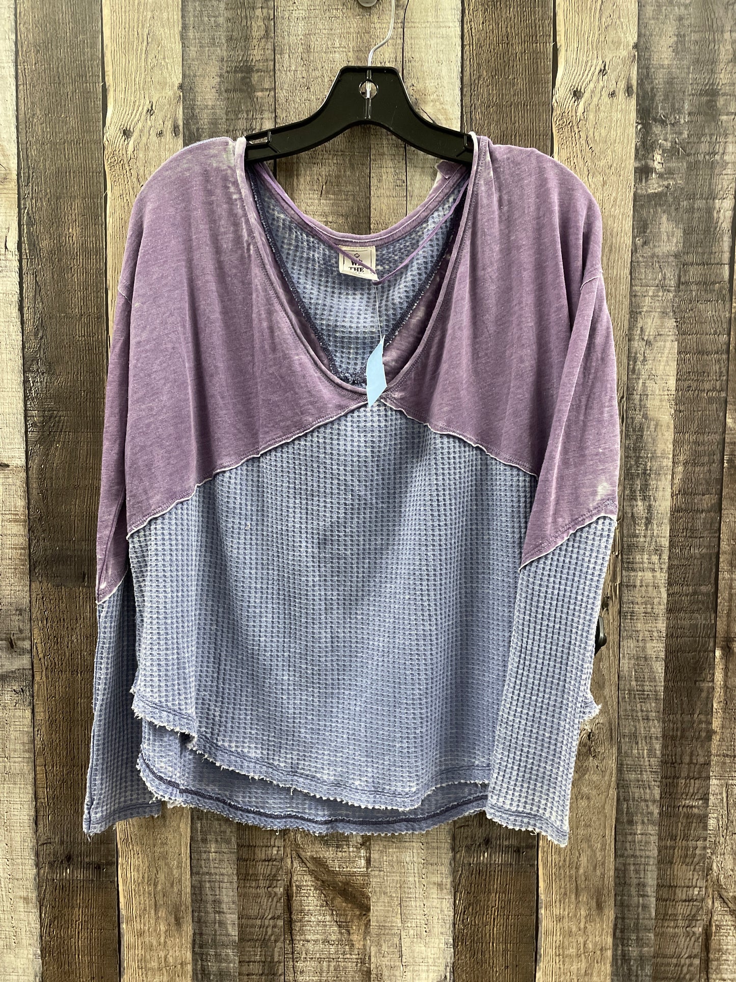 Top Long Sleeve By We The Free In Purple, Size: Xs