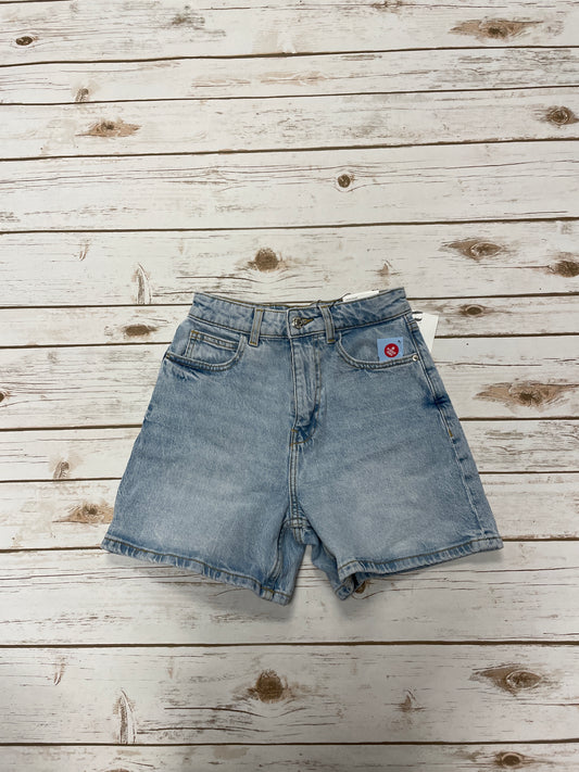 Shorts By Zara In Blue Denim, Size: 0