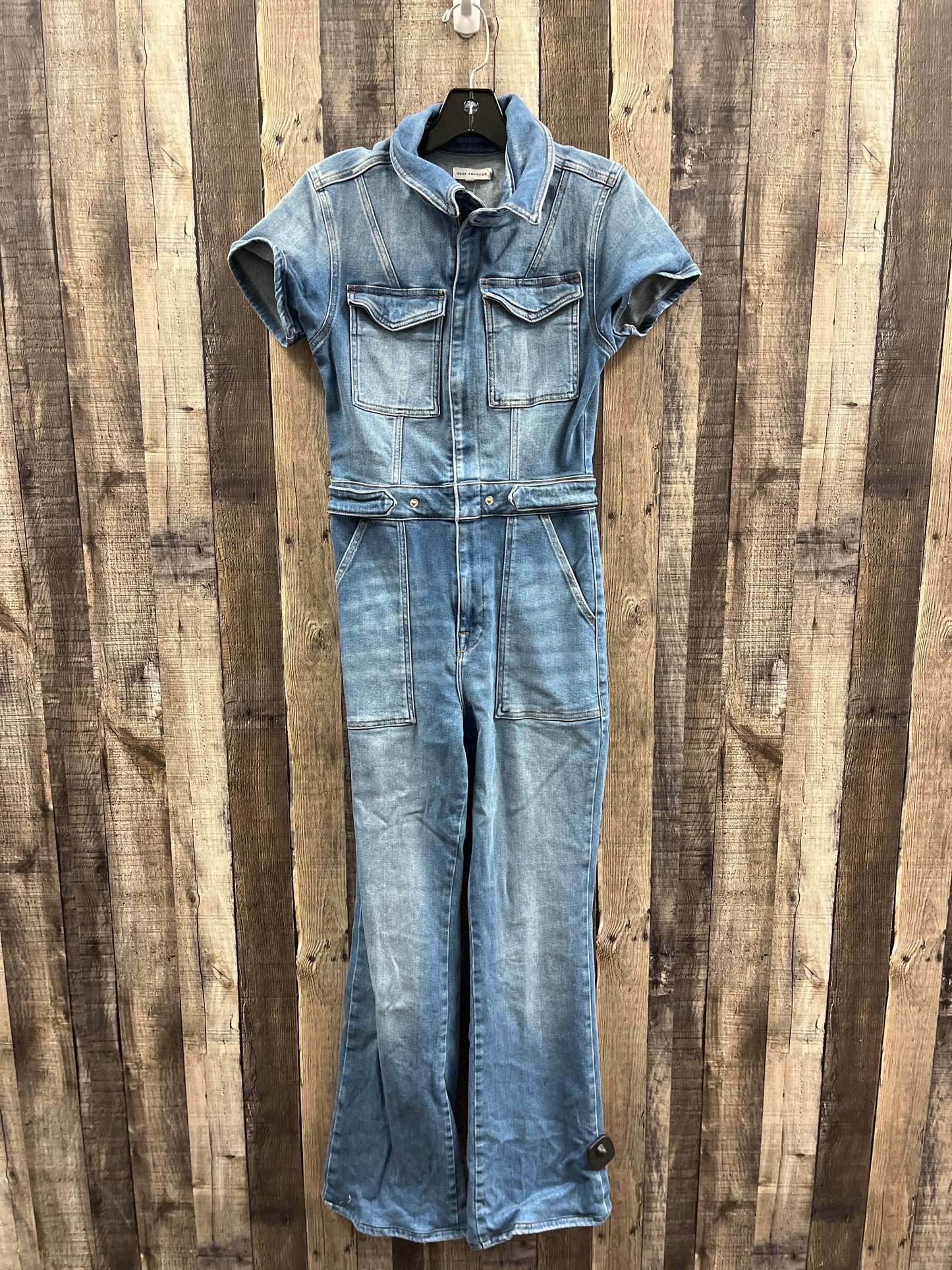 Jumpsuit By Good American In Blue Denim, Size: M