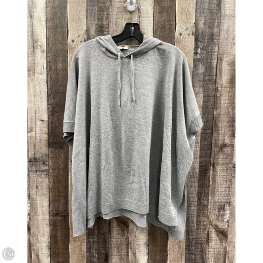 Poncho By Loft In Grey, Size: Xxs