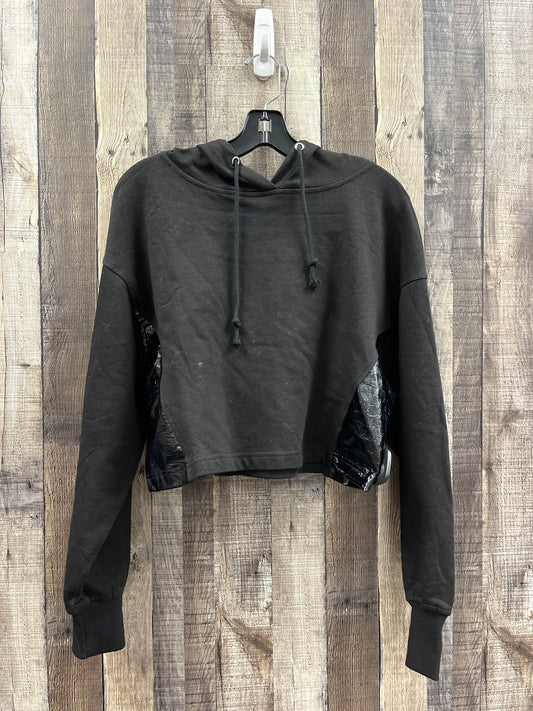 Sweatshirt Hoodie By Hem & Thread In Black, Size: S