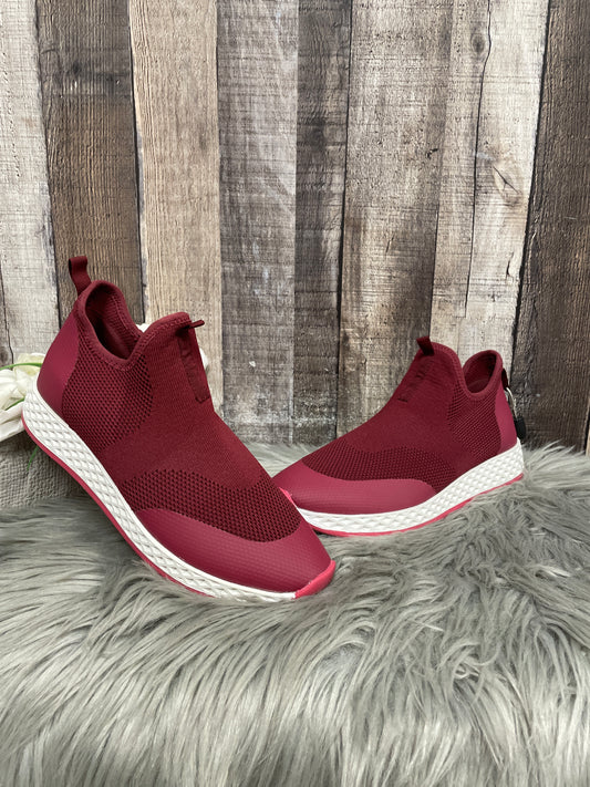 Shoes Sneakers By Cme In Maroon, Size: 8