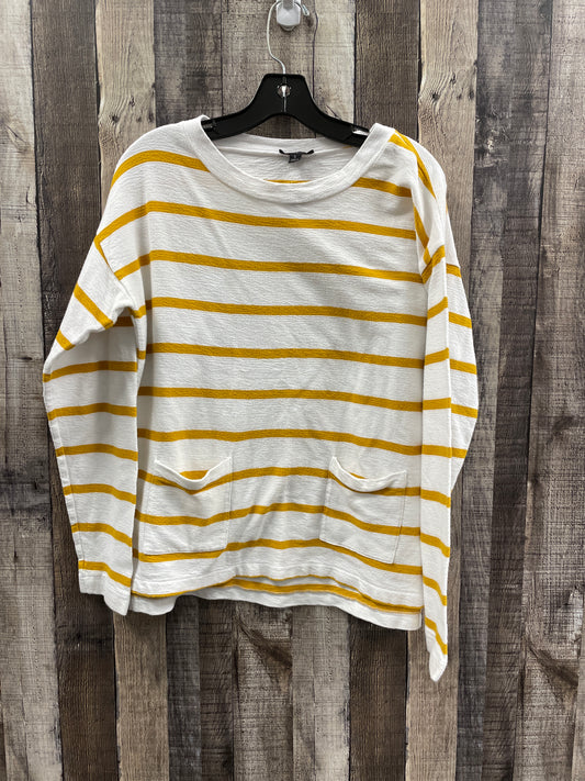 Top Long Sleeve By J. Crew In Striped Pattern, Size: S