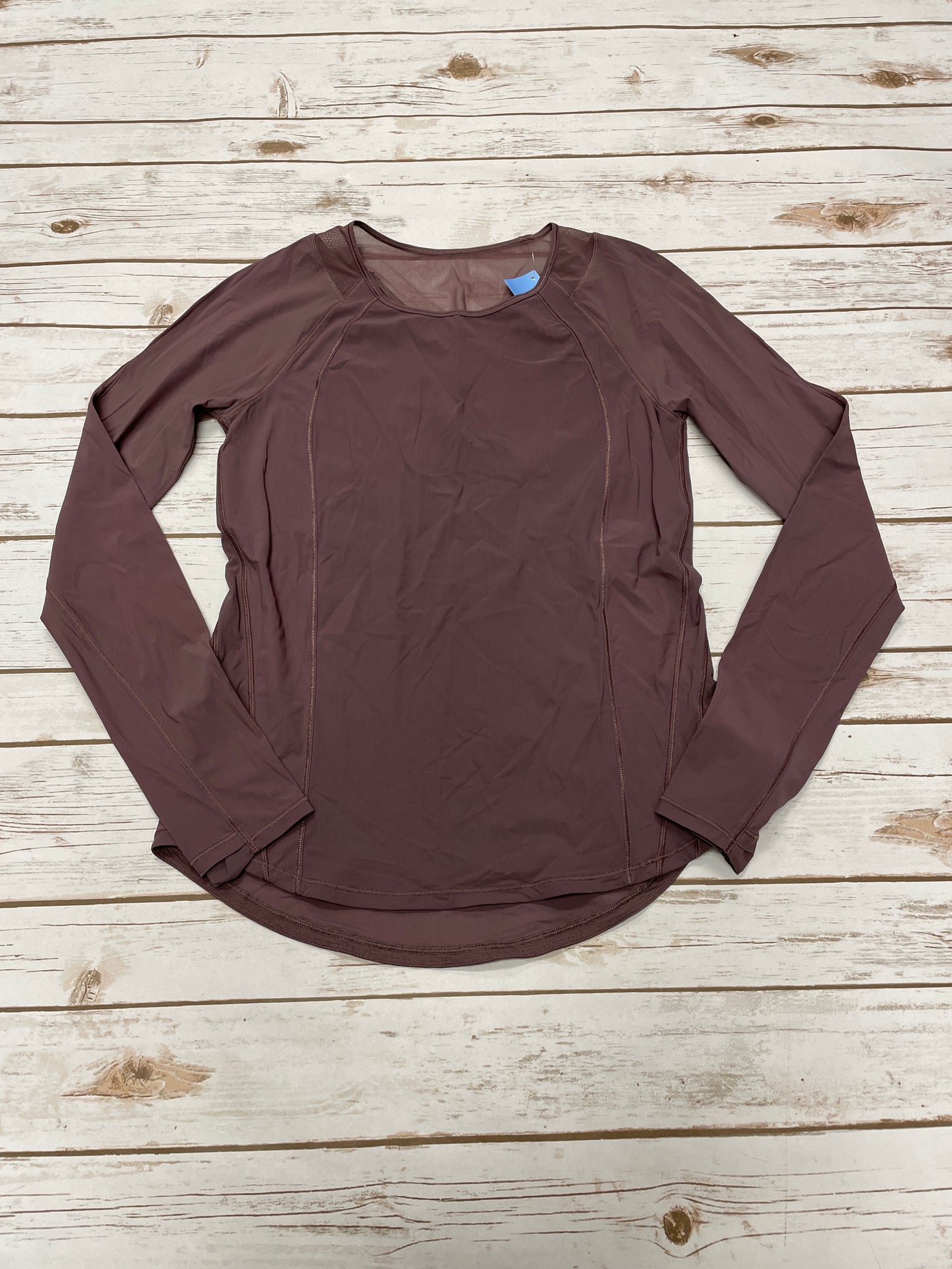 Athletic Top Long Sleeve Crewneck By Lululemon In Mauve, Size: 6