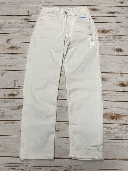 Jeans Straight By American Eagle In White, Size: 2