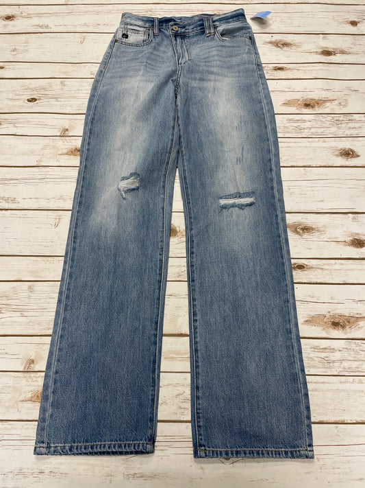 Jeans Straight By Kancan In Blue Denim, Size: 0