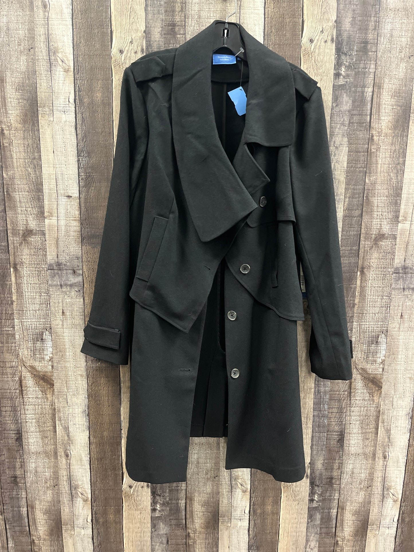 Coat Other By Simply Vera In Black, Size: Xl